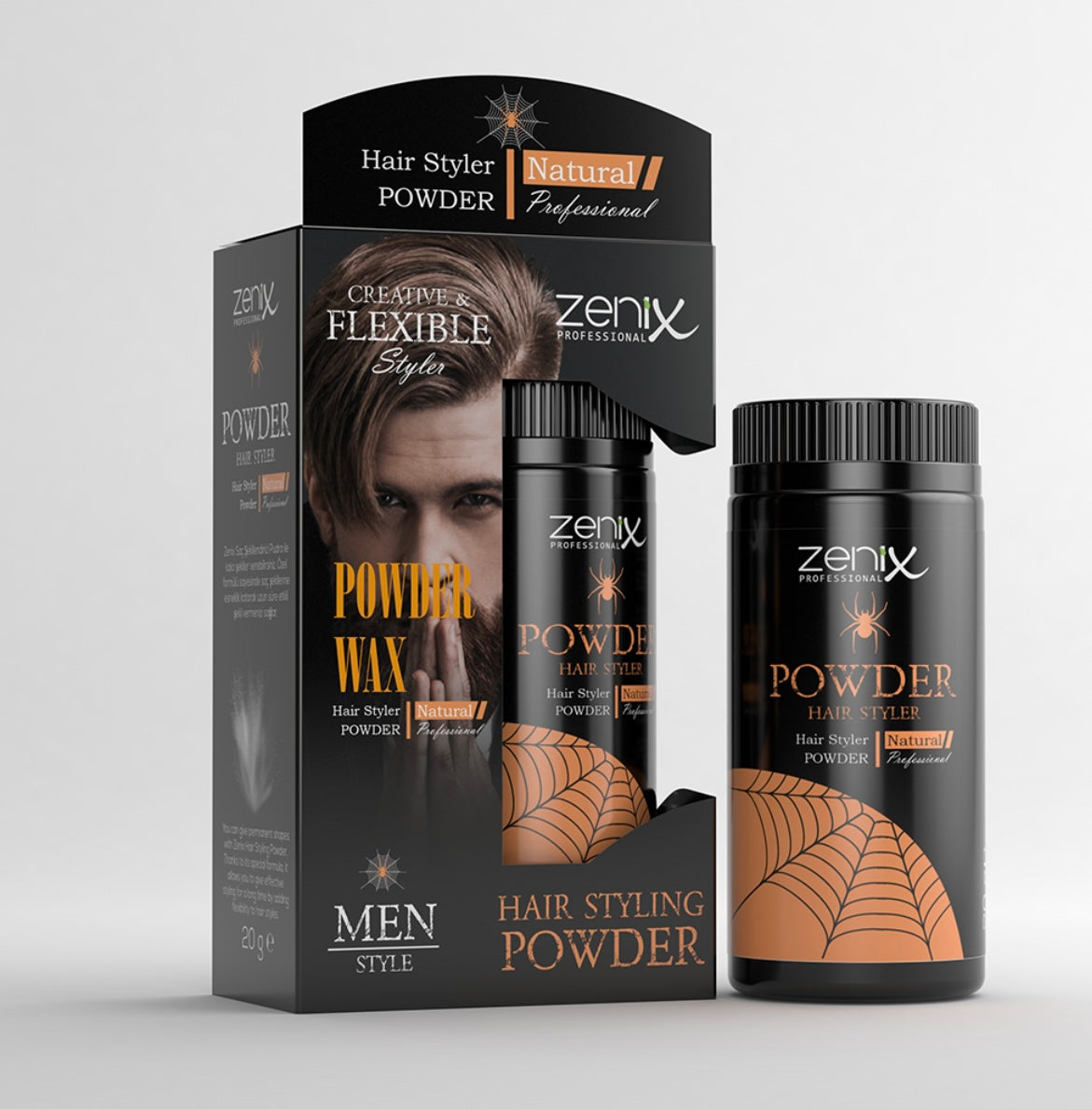 Zenix Men’s Hair Wax Powder - Natural