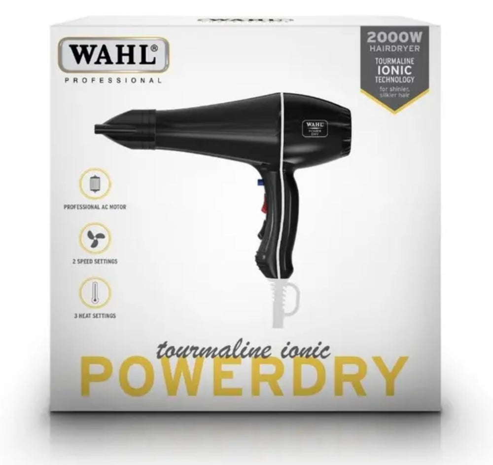 WAHL Professional Tourmaline Ionic Powerdry - Black
