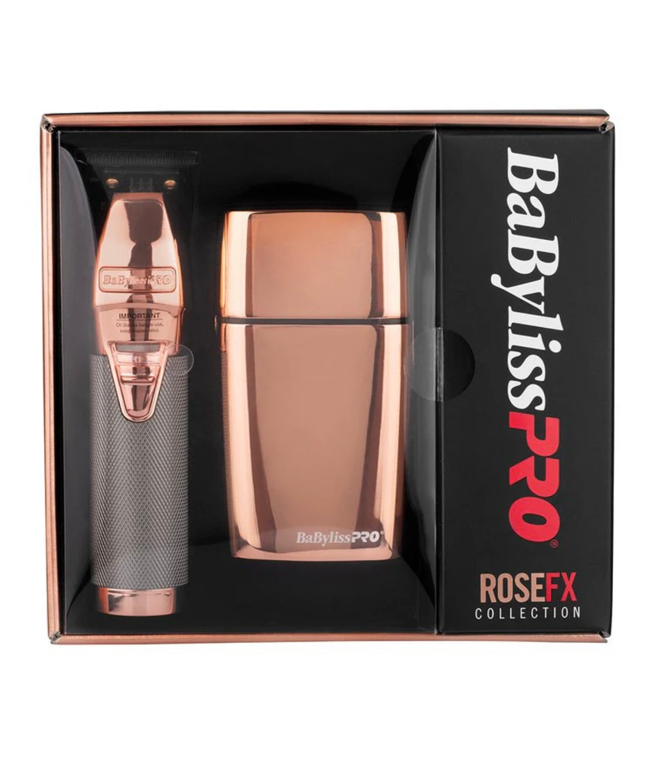 Babyliss Pro Rose FX Collection - Trimmer & Double Foil Shaver