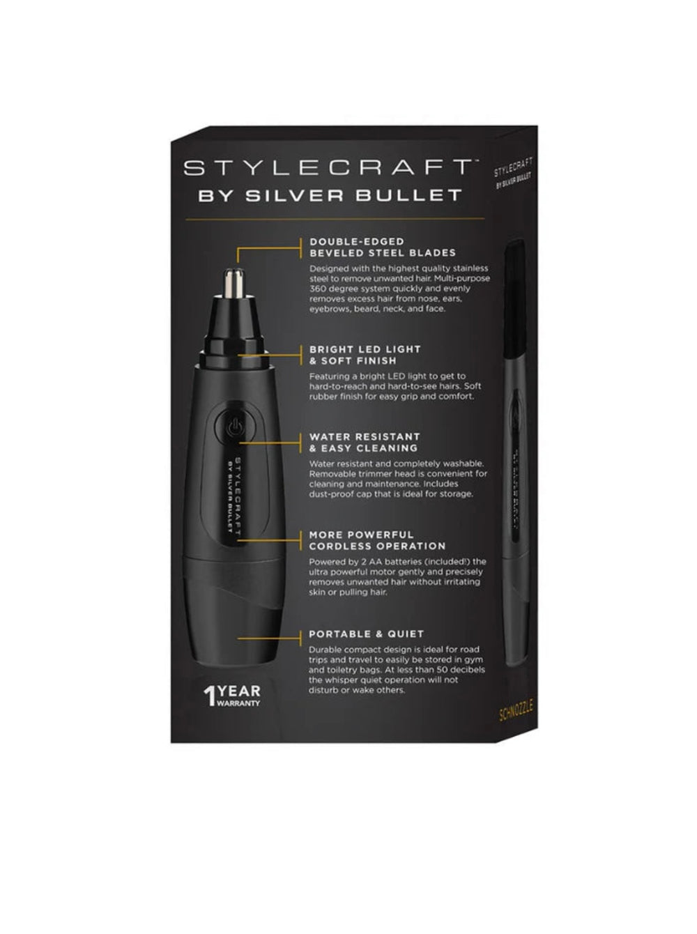 Stylecraft by SB Schnozzle Micro Nose & Ear Trimmer