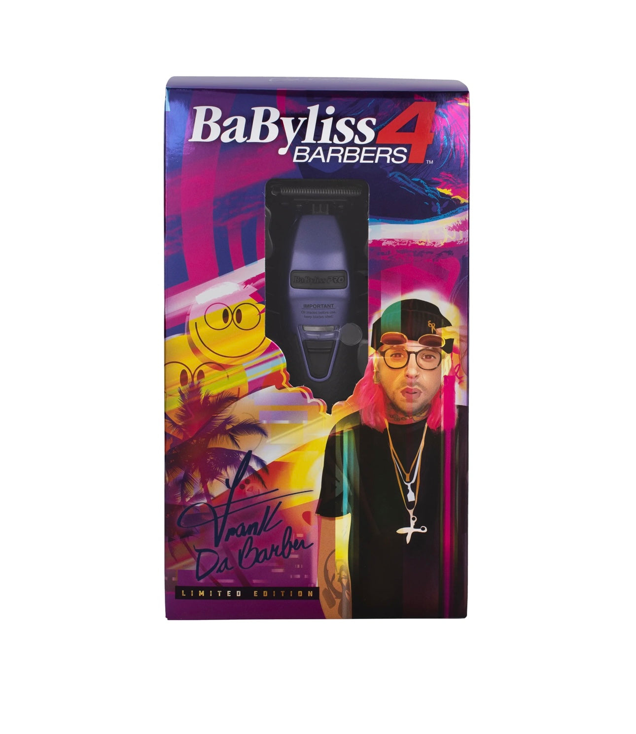 Babyliss 4 Frank Da Barber Limited Edition Trimmer - Purple