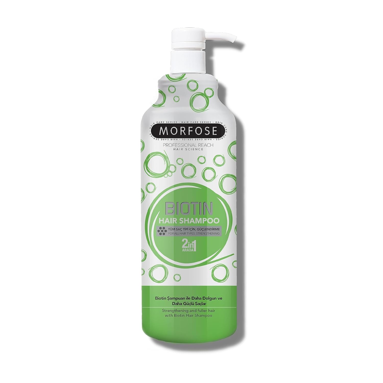 Morfose Hair Shampoo Biotin Green 1000ml